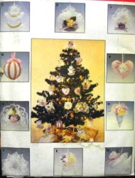 4075 BUTTERICK ANGEL, DOVE, HEART, NOSEGAY, CONE, SNOWFLAKE ORNAMENTS  PATTERN